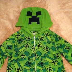 Boys Minecraft Onesie PJ Size L